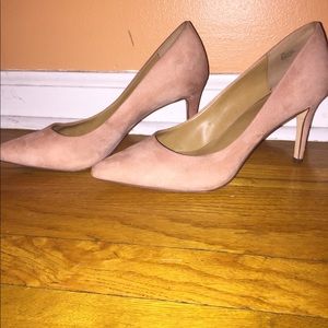 Pink pointy close toe heels - 14th and Union